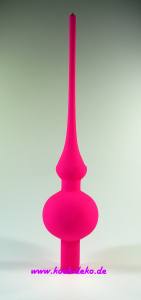 Christbaumspitze 27cm, neon pink matt