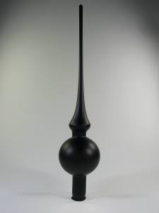 Christbaumspitze 27cm, schwarz matt