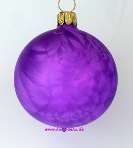 Mundgeblasene Christbaumkugeln, 