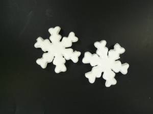 Styropor -Eiskristall Schneeflocke 7cm